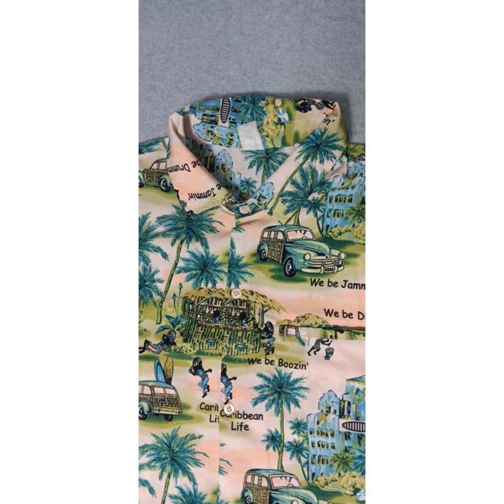 Vintage Creations 60's Hawaiian Button Up Shirt Mens Size Large All Over... - Picture 2 of 10